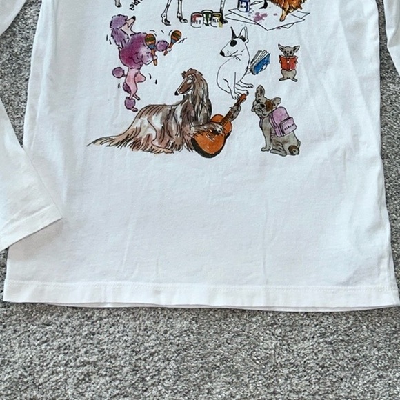 Girls J Crew Crewcuts Long Sleeve Graphic Tee - Picture 4 of 5